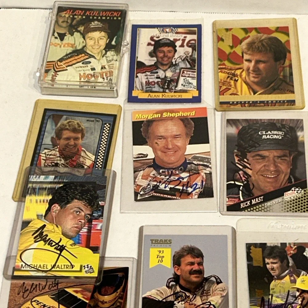 Nascar Signed Autograph Card Lot Of 29 Racing‎ Legend Signatures B4
